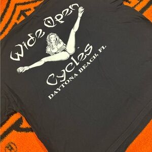 Vintage wide open cycles tshirt